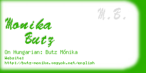 monika butz business card